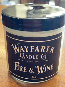 Fire & Wine Candle - 14oz.