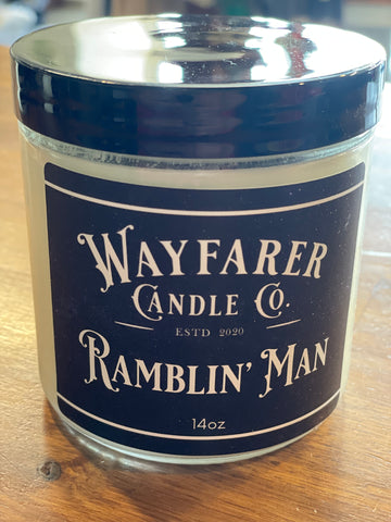 Rambling’ Man Candle - 14oz.