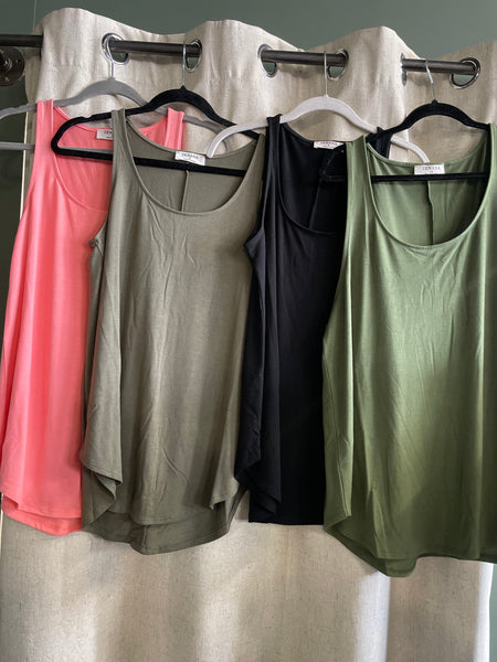 Round Neck Sleeveless Top