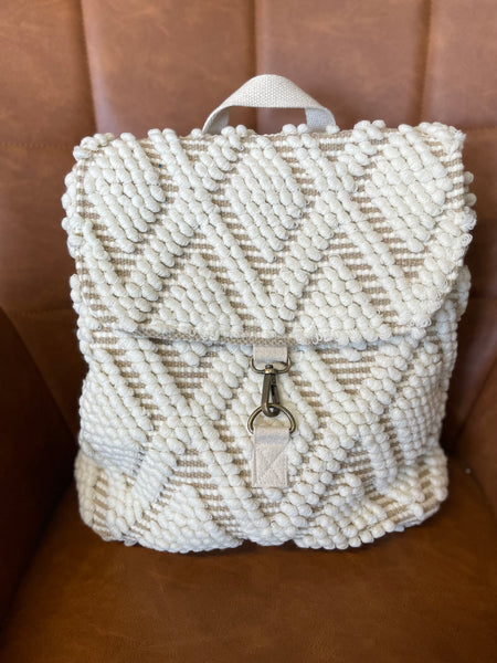 Diamond Puff Backpack