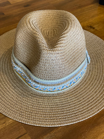 Cheyenne Beaded Straw Hat