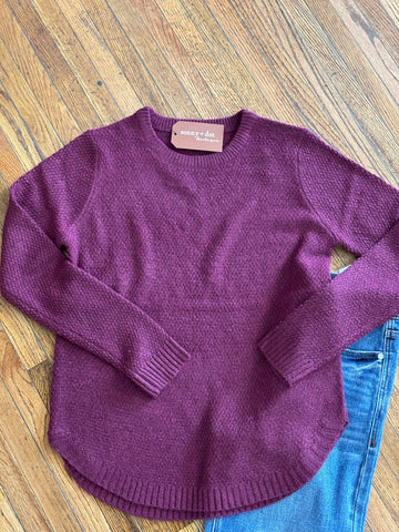 Malone Mulberry Sweater