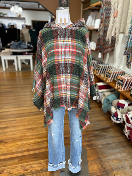 Charlotte Hooded Poncho