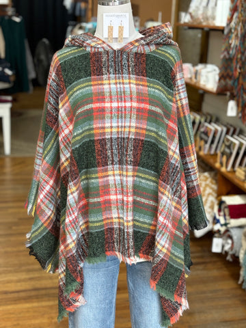 Charlotte Hooded Poncho