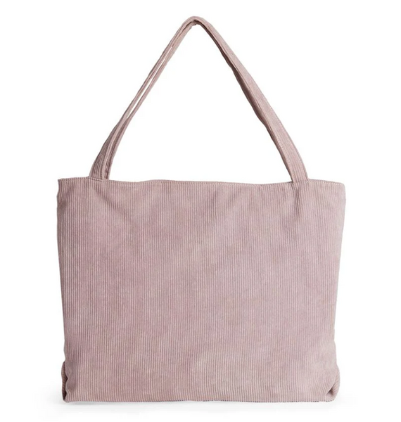 Hendrix Corduroy Tote - Dusty Rose