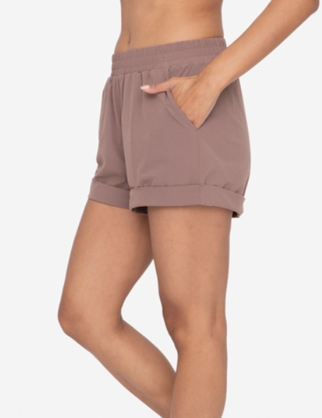 High Waist Athleisure Shorts