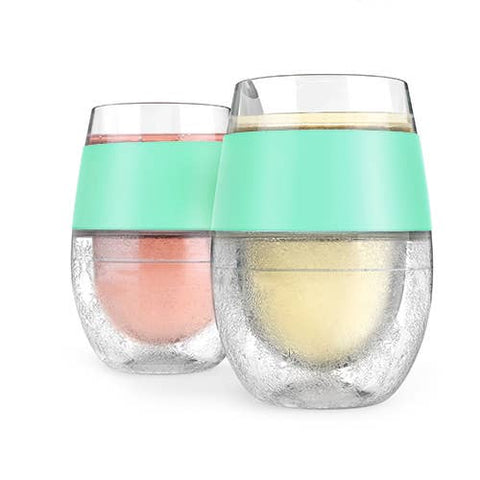 Wine FREEZE™ Cooling Cups in Mint
