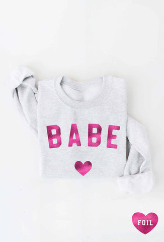 BABE FOIL sweatshirt