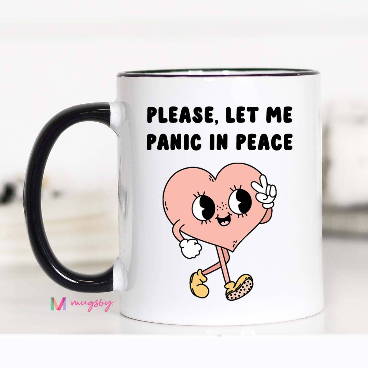 Please Let me Panic in Peace Mug: 11oz