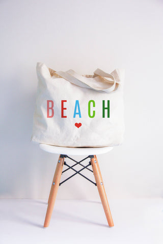 Colorful Beach XL Tote Bag