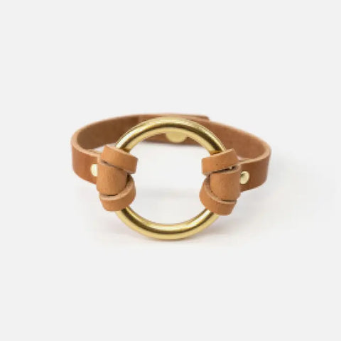 O-Ring Leather Bracelet