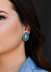Eloise Turquoise Post Earring