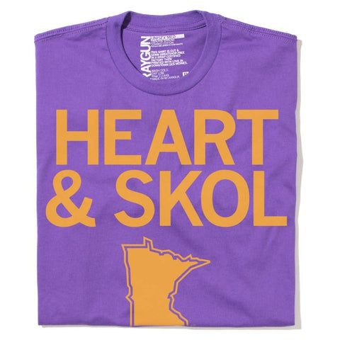 Minnesota: Heart & Skol T-Shirt